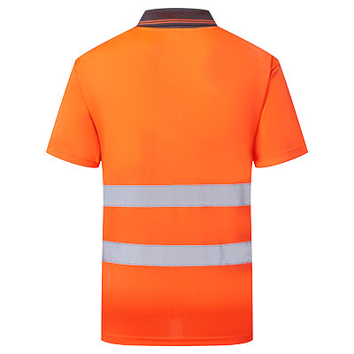 ES1 Essential Hi-Vis galléros póló rövid ujjú