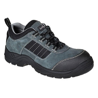 Portwest FW02 Steelite Perforated Safety Trainer Low Cut Mesh Lining Work Shoes 