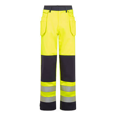 Bizflame Work Hi-Vis Contrast FR lengőzsebes nadrág