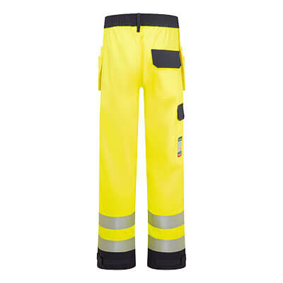 Bizflame Work Hi-Vis Contrast FR lengőzsebes nadrág