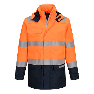 Bizflame Rain+ Hi-Vis Light Arc lángálló kabát