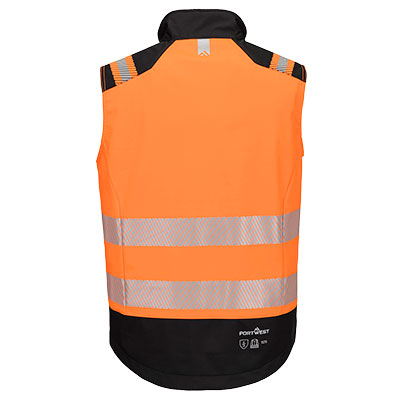 PW3 Modaflame Softshell Hi-Vis FR lángálló mellény
