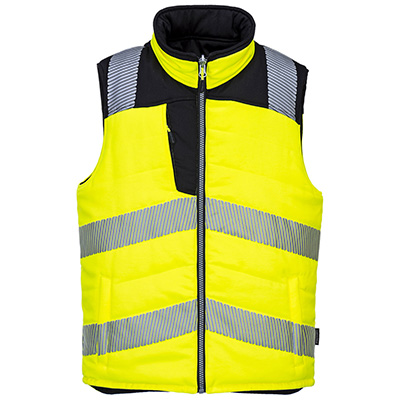 Portwest MeshAir orange hi-vis two band breathable work safety vest #C374 