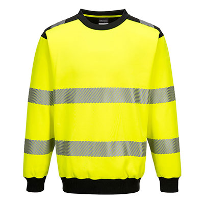Portwest Mens Safety Yellow Sweatshirt HOODIE many colour & size B303 