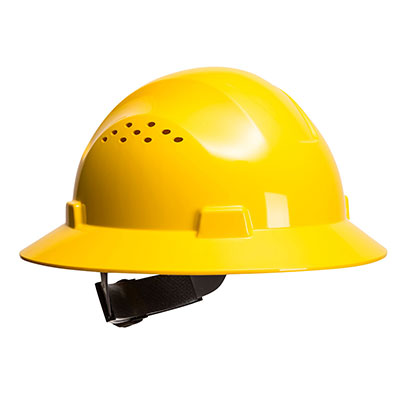 10 PACK OF PORTWEST HARD HAT HOLDERS YELLOW ONE SIZE PA10 