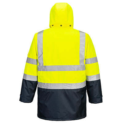 Hi-Vis 7 az 1-ben kontraszt Traffic kabát