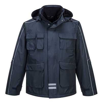 Portwest 2852 Kofferträger Lager Labor Style Mantel Jacke 