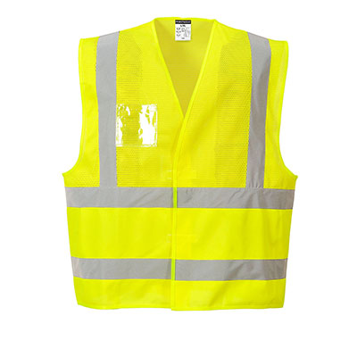 Portwest B303 Workwear Safety High Visibility Sweatshirt Jumper Band & Brace 