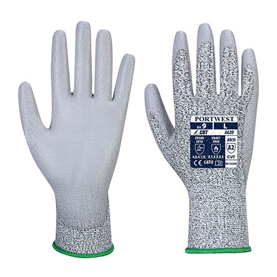 Portwest A198 Antistatic Safety Glove with PU Non Slip Fingertip Coating ANSI 